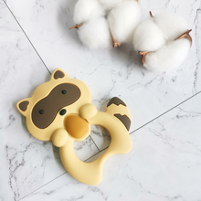 Load image into Gallery viewer, Raccoon Silicone Teether
