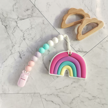 Load image into Gallery viewer, Rainbow Silicone Teether
